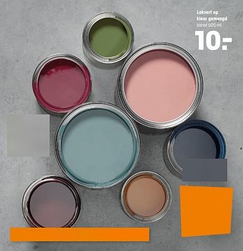 Aanbiedingen Lakverf op kleur gemengd - Huismerk - Kwantum - Geldig van 16/03/2020 tot 27/09/2020 bij Kwantum