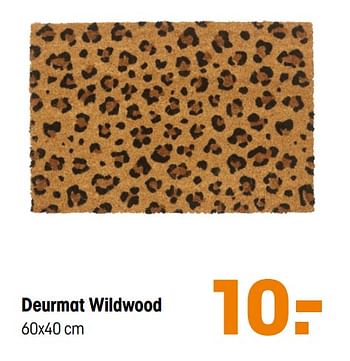 Aanbiedingen Deurmat wildwood - Huismerk - Kwantum - Geldig van 16/03/2020 tot 29/03/2020 bij Kwantum