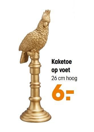 Aanbiedingen Kaketoe op voet - Huismerk - Kwantum - Geldig van 16/03/2020 tot 29/03/2020 bij Kwantum