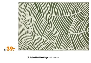 Aanbiedingen Buitenkleed leafridge - Huismerk - Kwantum - Geldig van 30/03/2020 tot 12/04/2020 bij Kwantum