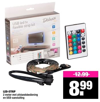 Aanbiedingen Led-strip - Deluxa - Geldig van 23/03/2020 tot 05/04/2020 bij Big Bazar