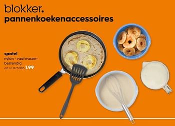 Aanbiedingen Pannenkoekenaccessoires spatel - Huismerk - Blokker - Geldig van 16/03/2020 tot 29/03/2020 bij Blokker