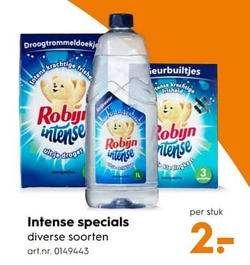 Aanbiedingen Intense specials - Robijn - Geldig van 16/03/2020 tot 29/03/2020 bij Blokker