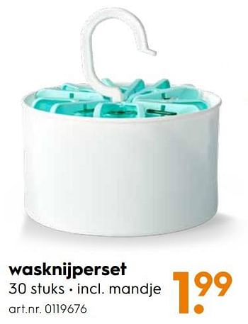 Aanbiedingen Wasknijperset - Huismerk - Blokker - Geldig van 16/03/2020 tot 29/03/2020 bij Blokker