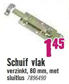 Aanbiedingen Schuif vlak - Huismerk Hornbach - Geldig van 09/03/2020 tot 29/03/2020 bij Hornbach