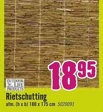 Aanbiedingen Rietschutting - Huismerk Hornbach - Geldig van 09/03/2020 tot 29/03/2020 bij Hornbach