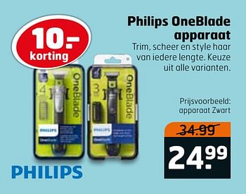 Aanbiedingen Apparaat zwart - Philips - Geldig van 16/03/2020 tot 29/03/2020 bij Trekpleister