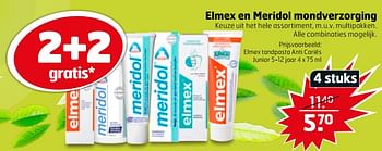 Aanbiedingen Elmex tandpasta anti cariës - Elmex - Geldig van 16/03/2020 tot 29/03/2020 bij Trekpleister