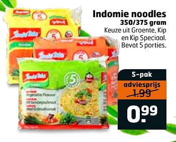 Aanbiedingen Indomie noodles - Indomie  - Geldig van 16/03/2020 tot 29/03/2020 bij Trekpleister