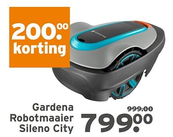 Aanbiedingen Gardena robotmaaier sileno city - Gardena - Geldig van 16/03/2020 tot 29/03/2020 bij Gamma