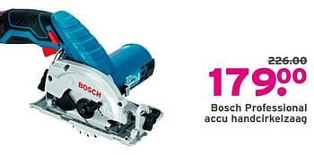 Aanbiedingen Bosch professional accu handcirkelzaag - Bosch - Geldig van 16/03/2020 tot 29/03/2020 bij Gamma
