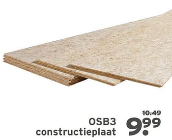 Aanbiedingen Osb3 constructieplaat - Huismerk - Gamma - Geldig van 16/03/2020 tot 29/03/2020 bij Gamma