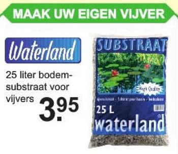 Aanbiedingen Maak uw eigen vijver bodem substraat - Waterland - Geldig van 23/03/2020 tot 13/04/2020 bij Van Cranenbroek