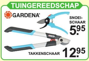 Aanbiedingen Tuingereedschap snoei- schaar - Gardena - Geldig van 23/03/2020 tot 13/04/2020 bij Van Cranenbroek