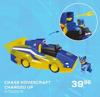 Aanbiedingen Chase hovercraft charged up - Spin Master - Geldig van 03/04/2020 tot 03/05/2020 bij Supra Bazar