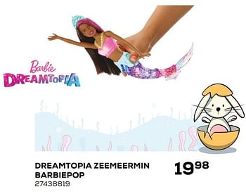 Aanbiedingen Dreamtopia zeemeermin barbiepop - Mattel - Geldig van 03/04/2020 tot 03/05/2020 bij Supra Bazar