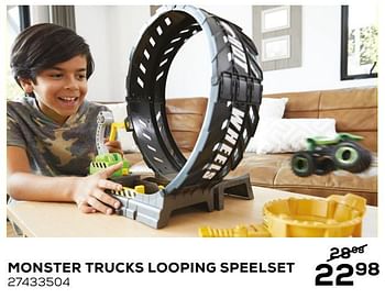 Aanbiedingen Monster trucks looping speelset - Hot Wheels - Geldig van 03/04/2020 tot 03/05/2020 bij Supra Bazar