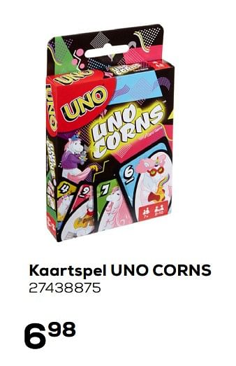 Aanbiedingen Kaartspel uno corns - Mattel - Geldig van 03/04/2020 tot 03/05/2020 bij Supra Bazar