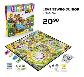 Aanbiedingen Levensweg junior - Hasbro - Geldig van 03/04/2020 tot 03/05/2020 bij Supra Bazar