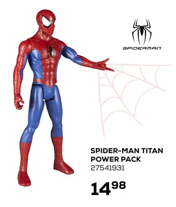 Aanbiedingen Spider-man titan power pack - Spider-man - Geldig van 03/04/2020 tot 03/05/2020 bij Supra Bazar