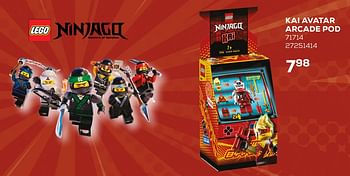 Aanbiedingen Kai avatar arcade pod - Lego - Geldig van 03/04/2020 tot 03/05/2020 bij Supra Bazar