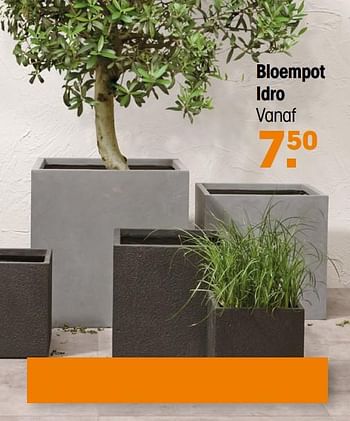 Aanbiedingen Bloempot idro - Huismerk - Kwantum - Geldig van 06/04/2020 tot 12/04/2020 bij Kwantum