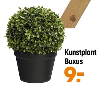 Aanbiedingen Kunstplant buxus - Huismerk - Kwantum - Geldig van 06/04/2020 tot 12/04/2020 bij Kwantum