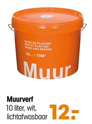 Aanbiedingen Muurverf - Huismerk - Kwantum - Geldig van 06/04/2020 tot 12/04/2020 bij Kwantum