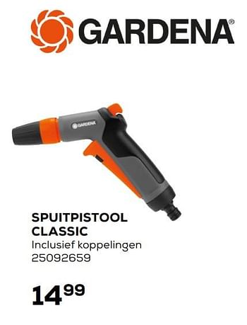 Aanbiedingen Spuitpistool classic - Gardena - Geldig van 03/04/2020 tot 03/05/2020 bij Supra Bazar