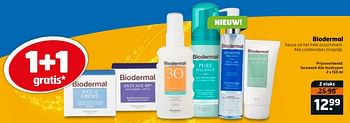 Aanbiedingen Facewash alle huidtypen - Biodermal - Geldig van 14/04/2020 tot 26/04/2020 bij Trekpleister