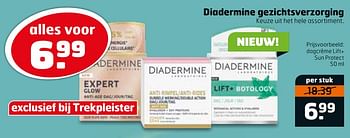 Aanbiedingen Dagcrème lift+ sun protect - Diadermine - Geldig van 14/04/2020 tot 26/04/2020 bij Trekpleister