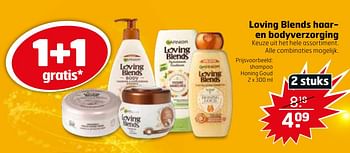 Aanbiedingen Shampoo honing goud - Garnier - Geldig van 14/04/2020 tot 26/04/2020 bij Trekpleister