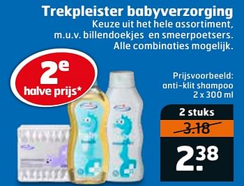 Aanbiedingen Anti-klit shampoo - Huismerk - Trekpleister - Geldig van 14/04/2020 tot 26/04/2020 bij Trekpleister