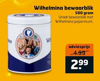 Aanbiedingen Wilhelmina bewaarblik - Huismerk - Trekpleister - Geldig van 14/04/2020 tot 26/04/2020 bij Trekpleister