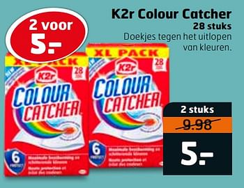 Aanbiedingen K2r colour catcher - K2R - Geldig van 14/04/2020 tot 26/04/2020 bij Trekpleister
