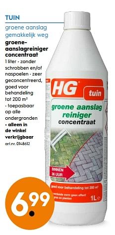 Aanbiedingen Groeneaanslagreiniger concentraat - HG - Geldig van 14/04/2020 tot 26/04/2020 bij Blokker