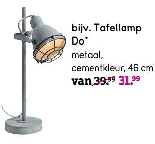 Aanbiedingen Tafellamp do - Huismerk - Leen Bakker - Geldig van 06/04/2020 tot 26/04/2020 bij Leen Bakker
