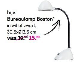 Aanbiedingen Bureaulamp boston - Huismerk - Leen Bakker - Geldig van 06/04/2020 tot 26/04/2020 bij Leen Bakker