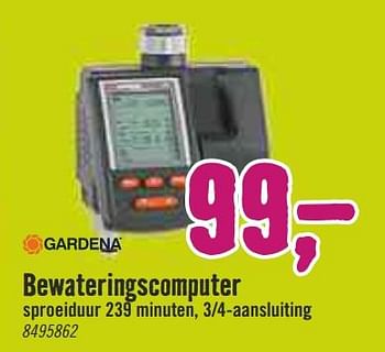 Aanbiedingen Gardena bewateringscomputer - Gardena - Geldig van 30/03/2020 tot 26/04/2020 bij Hornbach
