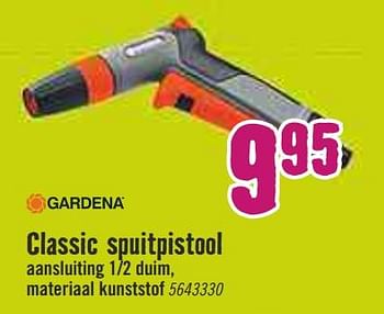 Aanbiedingen Gardena classic spuitpistoo - Gardena - Geldig van 30/03/2020 tot 26/04/2020 bij Hornbach