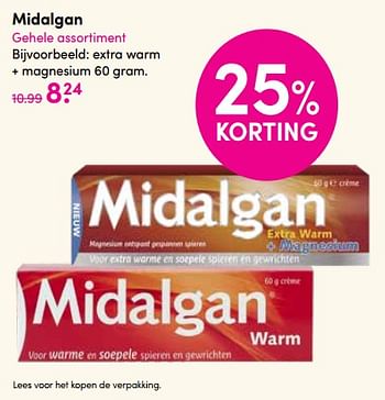 Aanbiedingen Extra warm + magnesium - Midalgan - Geldig van 13/04/2020 tot 26/04/2020 bij da