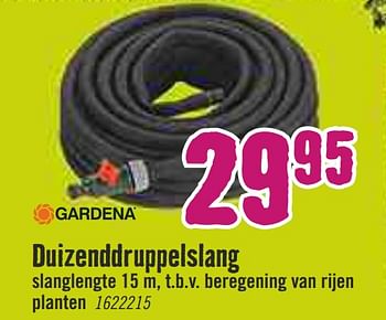 Aanbiedingen Duizenddruppelslang - Gardena - Geldig van 30/03/2020 tot 26/04/2020 bij Hornbach