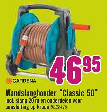 Aanbiedingen Gardena wandslanghouder classic 50 - Gardena - Geldig van 30/03/2020 tot 26/04/2020 bij Hornbach