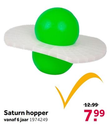 Aanbiedingen Saturn hopper - Huismerk - Intertoys - Geldig van 18/04/2020 tot 03/05/2020 bij Intertoys