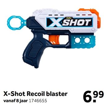 Aanbiedingen X-shot recoil blaster - X-Shot - Geldig van 18/04/2020 tot 03/05/2020 bij Intertoys