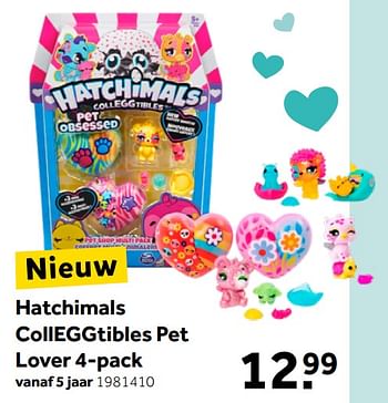 Aanbiedingen Hatchimals colleggtibles pet lover - Hatchimals - Geldig van 18/04/2020 tot 03/05/2020 bij Intertoys