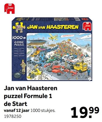 Aanbiedingen Jan van haasteren puzzel formule 1 de start - Jumbo - Geldig van 18/04/2020 tot 03/05/2020 bij Intertoys