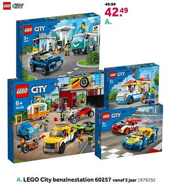Aanbiedingen Lego city benzinestation 60257 - Lego - Geldig van 18/04/2020 tot 03/05/2020 bij Intertoys
