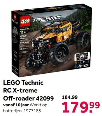Aanbiedingen Lego technic rc x-treme off-roader 42099 - Lego - Geldig van 18/04/2020 tot 03/05/2020 bij Intertoys