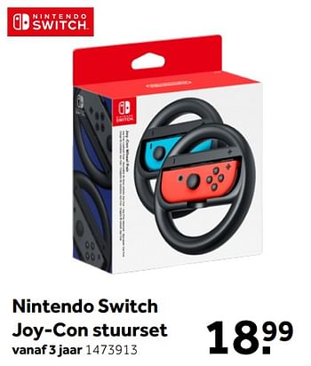 Aanbiedingen Nintendo switch joy-con stuurset - Nintendo - Geldig van 18/04/2020 tot 03/05/2020 bij Intertoys